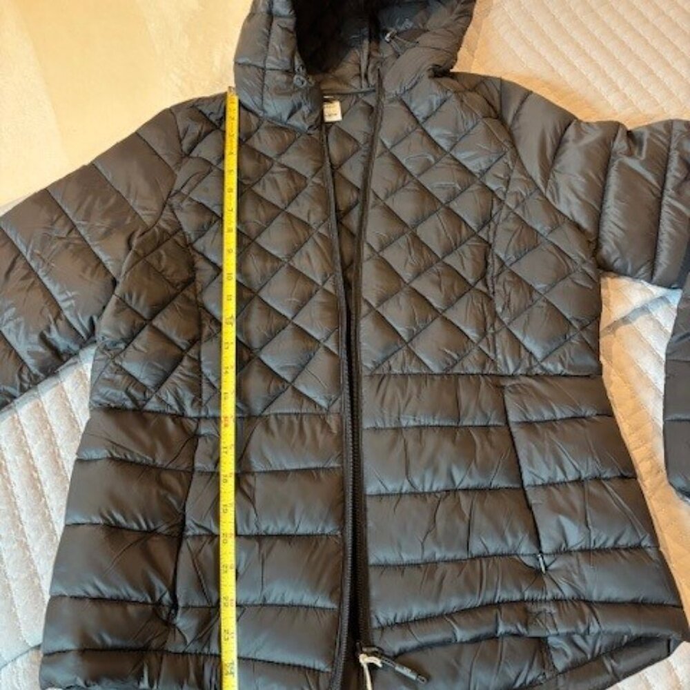 Womens Black ZeroXposur Quilted Puffer Jacket